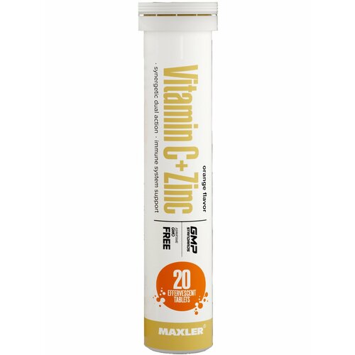 ���� MAXLER Vitamin C + Zinc ���. ���., 80 �, 20 ��., ��������