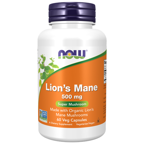   NOW FOODS Lion's Mane 500  ( ) 60   (Now Foods)  -     , -  