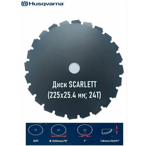      SCARLETT (22525.4 ; 24) Husqvarna, 5974689-01  -     , -,   