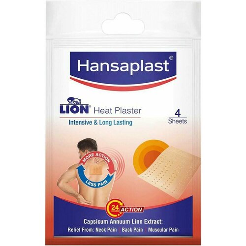   Hansaplast HEAT PLASTER Intensive & Long Lasting, Lion ( -   , ), 1 . (4 )  -     , -  