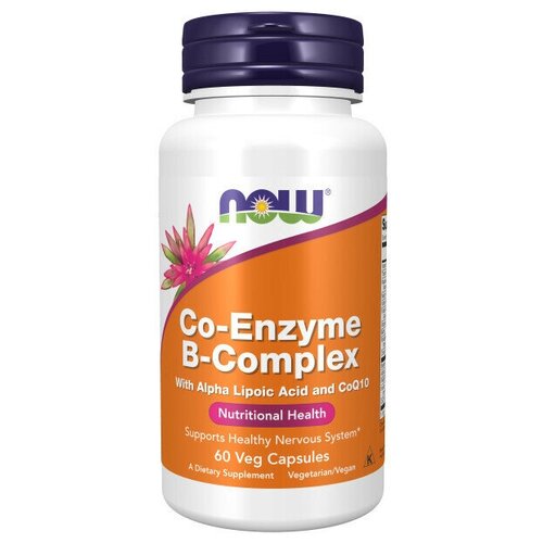    - NOW Co-Enzyme B-Complex - 60 Veg Capsules  -     , -  