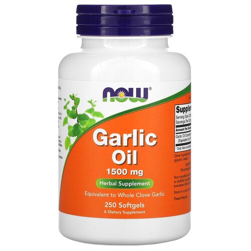    NOW Garlic Oil, 250 .  -     , -  