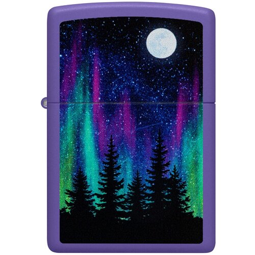     ZIPPO Classic 48565 Night In The Forest   Purple Matte -  