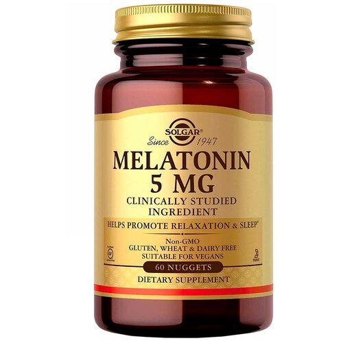    SOLGAR Melatonin 5 , 180 , 5 , 60 .  -     , -  