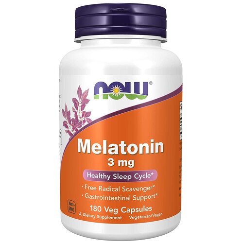    NOW Melatonin, 119 , 3 , 180 .  -     , -  