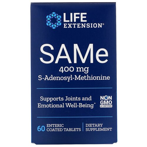    Life Extension SAMe, 100 , 400 , 60 .  -     , -  