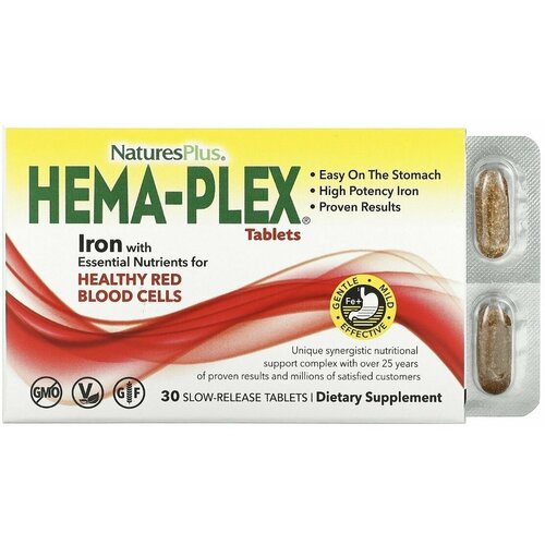   NaturesPlus, Hema-Plex, 30      -     , -  