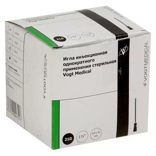     VOGT MEDICAL , 40  x 0.8 , : 21G, 100 .  -     , -  