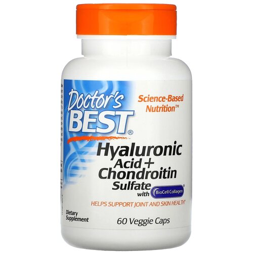    Doctor's Best Hyaluronic Acid + Chondroitin Sulfate with BioCell Collagen ., 110 , 60 .  -     , -  