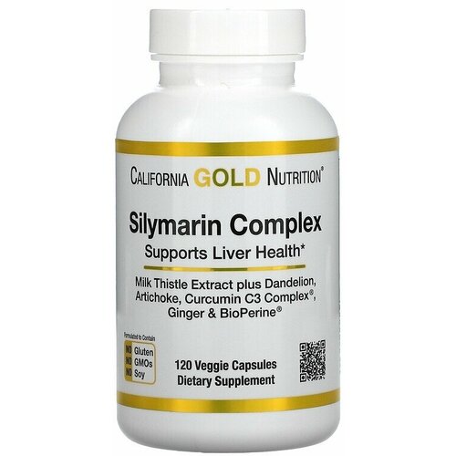���� California Gold Nutrition Silymarin Complex (�������� ������) 300 �� 120 ������ (California Gold Nutrition)