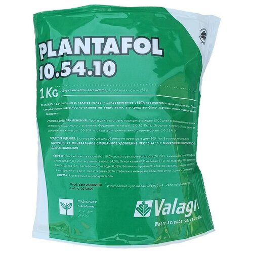    Valagro PLANTAFOL 10-54-10, 1 , 1000 , 1 .  -     , -  