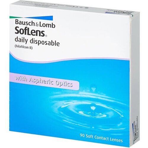     Bausch & Lomb Soflens Daily Disposable, 90 ., R 8,6, D -0,75  -     , -  