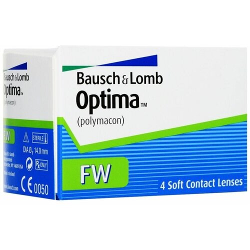 ���� ���������� ����� BAUSCH+LOMB Optima FW, 4 ��., R 8,7, D -6,5, 1 ��.
