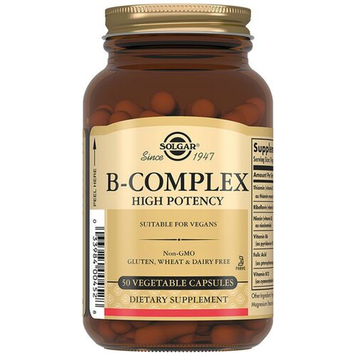 ���� Solgar B-complex high potency ����., 370 �, 50 ��.