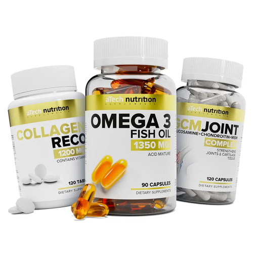 ���� ����� 3 �������� ��������� � �������� aTech nutrition: ����� 3 1350 �� + �������� + ���������� ���������� MSM