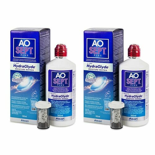  Alcon AOSEPT Plus HydraGlyde () 360  - 2 .