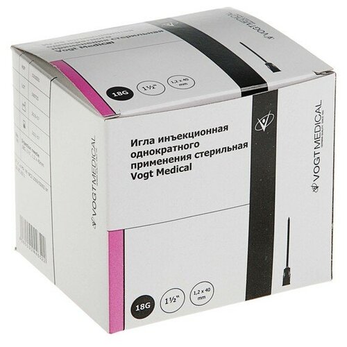     VOGT MEDICAL   , 40  x 1.2 , : 18G, 100 .  -     , -  