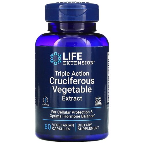   Life Extension Triple Action Cruciferous Vegetable Extract (    ) 60 .   -     , -  