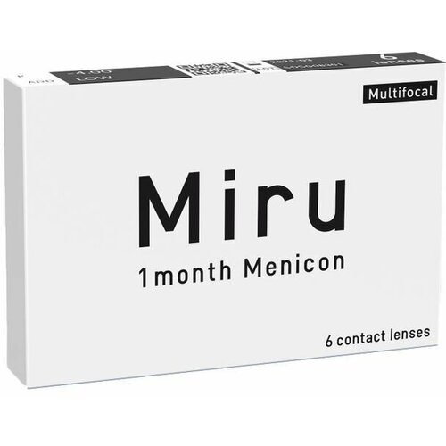     Menicon Miru 1month Multifocal, 6 ., R 8,6, D -8,5, ADD: , , 1 .  -     , -  