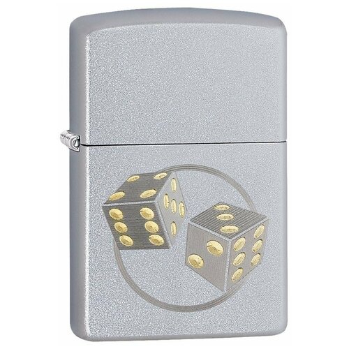      ZIPPO 29412 Dice   Satin Chrome -    -     , -  