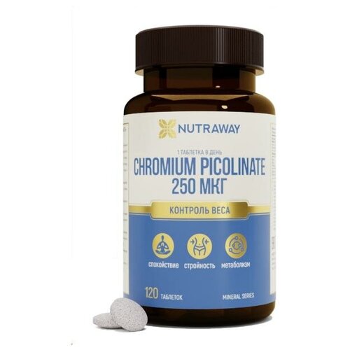      CHROMIUM PICOLINATE ( ) NUTRAWAY 120   -     , -  