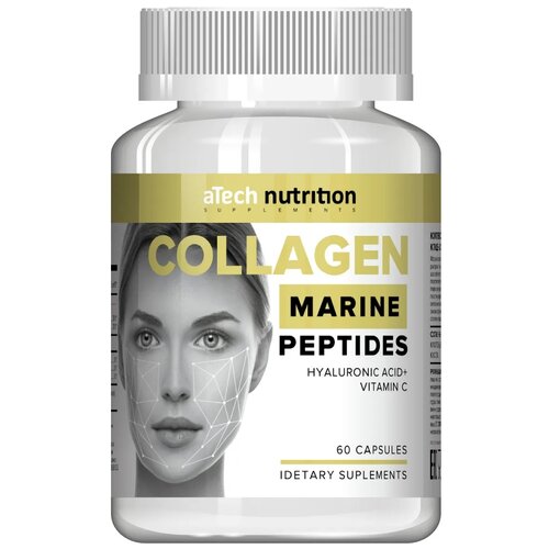    aTech Nutrition Collagen Marine Peptides (Hyaluronic Acid  Vitamin C), 46   -     , -  