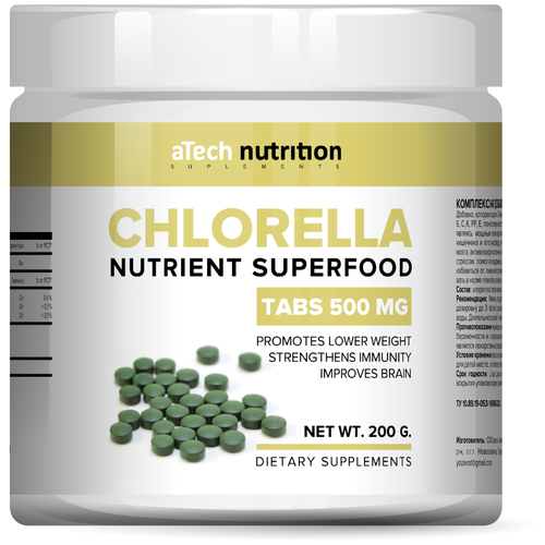    aTech nutrition CHLORELLA SUPERFOODS   200   -     , -  