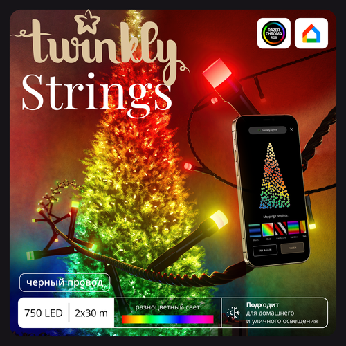    LED Twinkly Strings - 750 . (60 ) RGB + BT + Wi-Fi (TWS750STP-BEU) Generation II  -     , -  