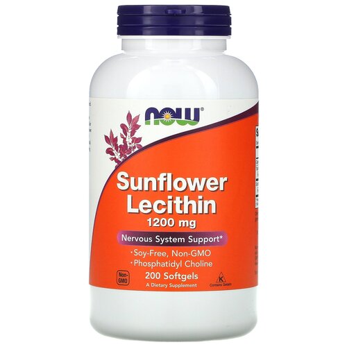    NOW Sunflower Lecithin 1200 , 300 , 1200 , 200 .  -     , -  