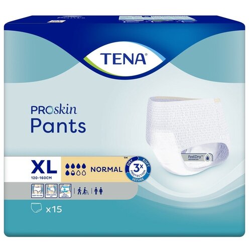   -   Tena Pants Normal XL, 15   -     , -  