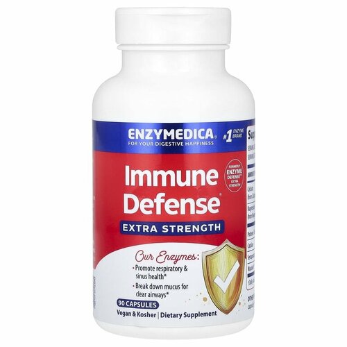   Enzymedica Immune Defense Extra Strength 90   -     , -  