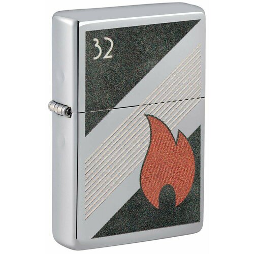 ���� ��������� ZIPPO Vintage � ��������� High Polish Chrome, ������/�����, �����������, 38x13x57 ��