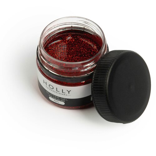   Holly Professional   , ,    Glitter Gel Red  -     , -  