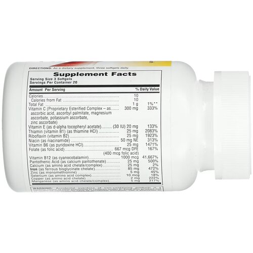 ���� Nature's Plus Hema-Plex vcaps, 60 ����.