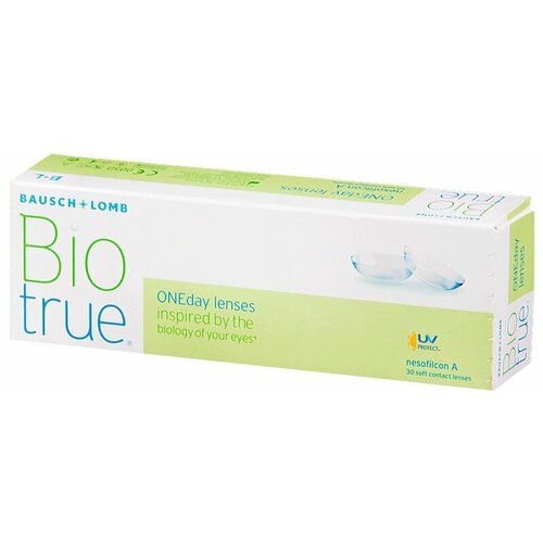     Bausch & Lomb Biotrue ONEday, 30 ., R 8,6, D -2, 1 .  -     , -  