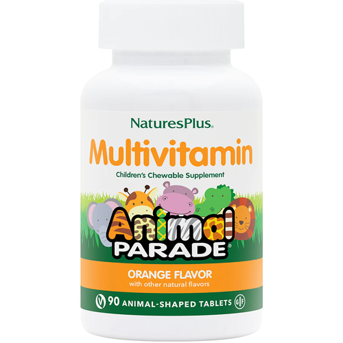   NaturesPlus Source of Life Animal Parade Children's Chewable Multi-Vitamin & Mineral Supplement  90      -     , -  