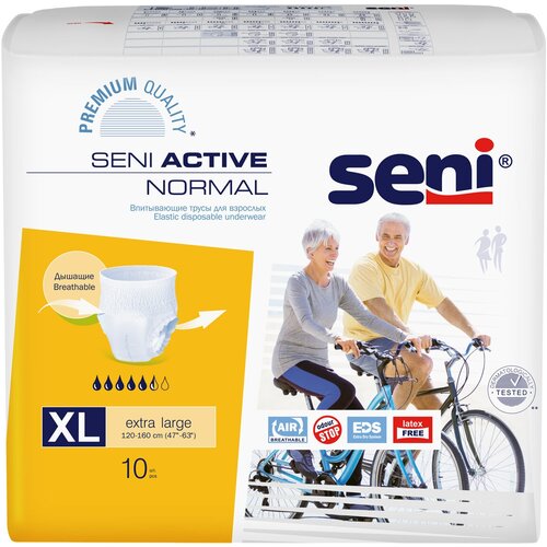    -     Seni ACTIVE NORMAL extra large ( 120-160 ), 10 .  -     , -  