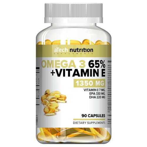 ���� Omega 3 65% + Vitamin E, 1.35 �, 90 ��.