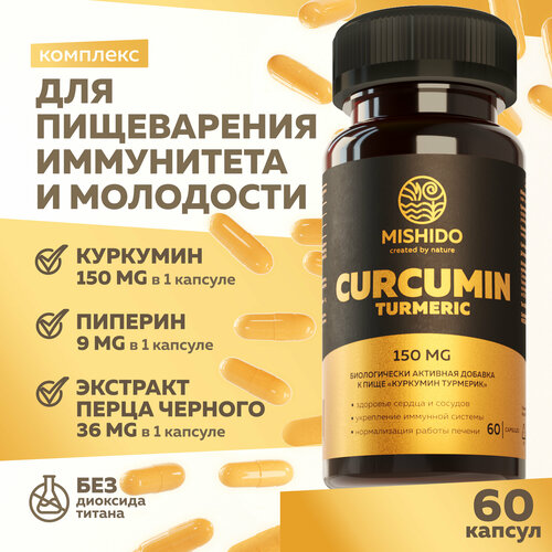     MISHIDO CURCUMIN TURMERIC 60         -     , -  