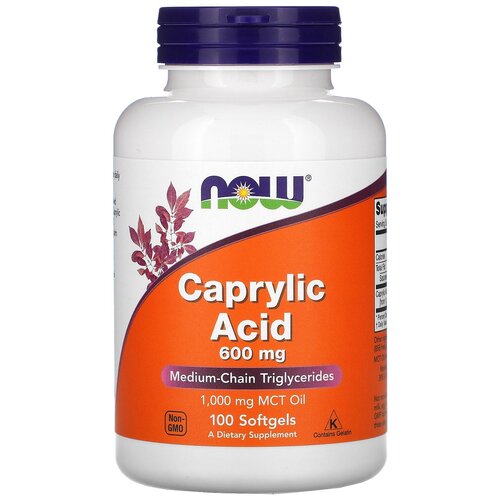    NOW Caprylic Acid 600 , 190 , 100 , 100 .  -     , -  