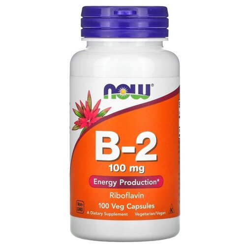 ���� ������� NOW Vitamin B-2, 70 �, 100 ��, 100 ��.