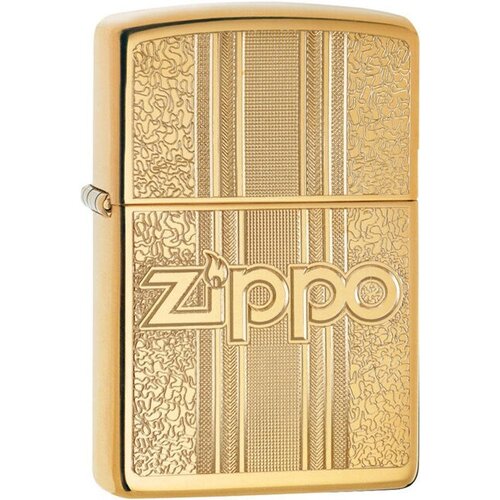   Zippo 29677  Pattern Design High Polish Brass