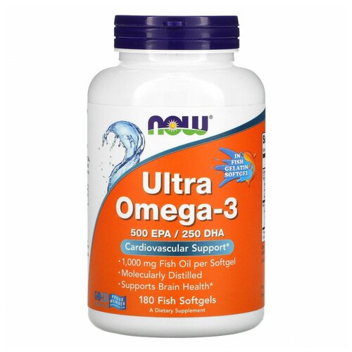 ���� NOW Foods Ultra Omega-3 500 EPA/250 DHA 180 ������