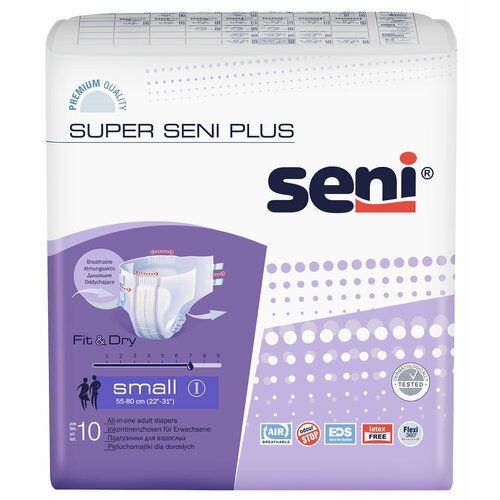      Super Seni PLUS small ( 55-80 ) 10 .  -     , -  