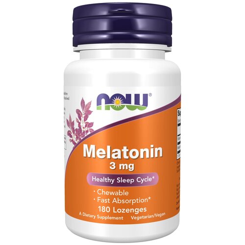 ���� �������� NOW Melatonin ���. 3 ��, 90 �, 3 ��, 180 ��.