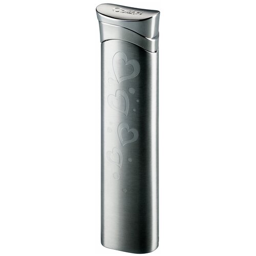    Colibri OF LONDON Chloe Hrt Etch Satin Silver & Polished Silver