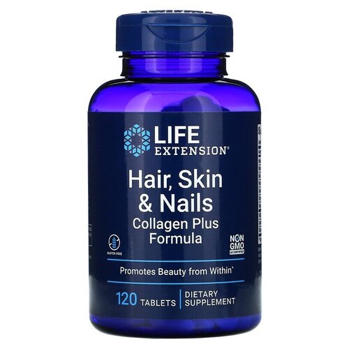 ���� �������� Life Extension Hair Skin & Nails Collagen Plus Formula, 120 ��.
