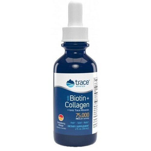 ���� Trace Minerals Liquid Ionic Biotin+Collagen 59��
