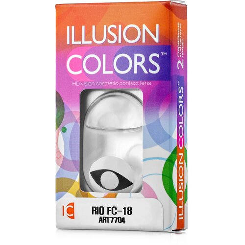     ILLUSION olors Rio, 2 ., R 8,6, D 0, fc-18  -     , -  