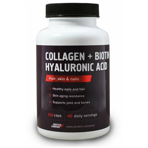    PROTEIN.COMPANY Collagen + Biotin Hyaluronic acid, 90 , 250 , 120 .  -     , -  